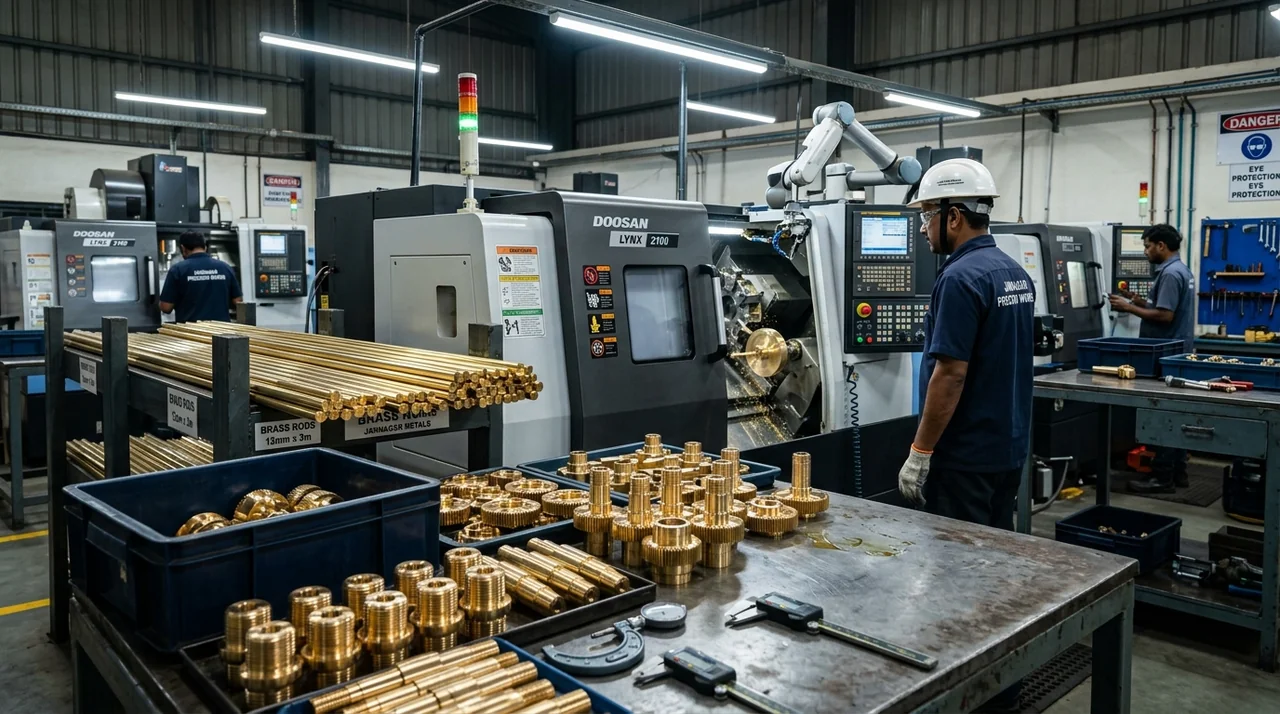 Jamnagar brass manufacturing facility
